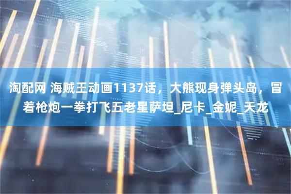 淘配网 海贼王动画1137话，大熊现身弹头岛，冒着枪炮一拳打飞五老星萨坦_尼卡_金妮_天龙